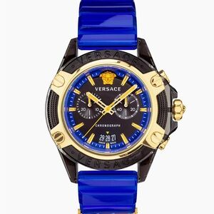 VERSACE
Men's 44Mm Icon Active Silicone Watch